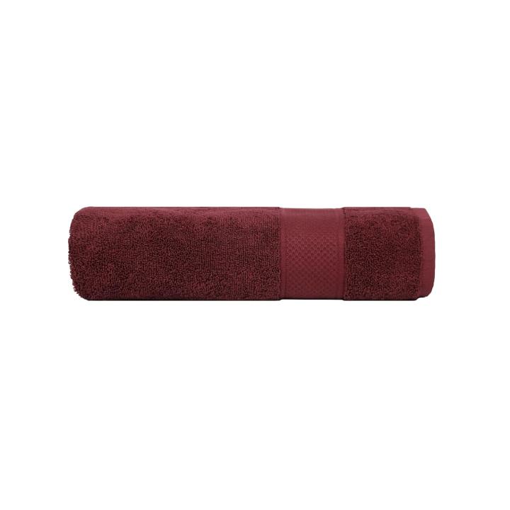 100% Cotton Towels for Bath | Towels for Bath Large Size | Trident Bath Towel - Soft & Absorbent | 450 GSM | 1 Piece Bath Towel for Men/Women | Urban Comfort | 70 cms x 140 cms - Wine Red